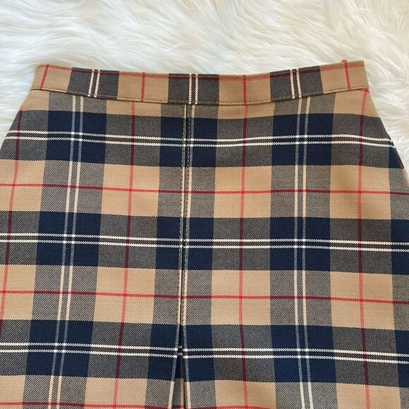 Vintage St Michael’s Plaid Skirt Preppy 1970 tag Size 8 or EU 40 - Picture 4 of 8